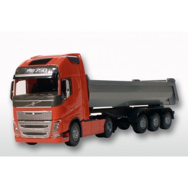 Emek Volvo FH (New) 2-As Rood met Grijze 3-As Kieper - EM22355 Emek Volvo FH (New) 2-As Rood met Grijze 3-As Kieper - EM22355